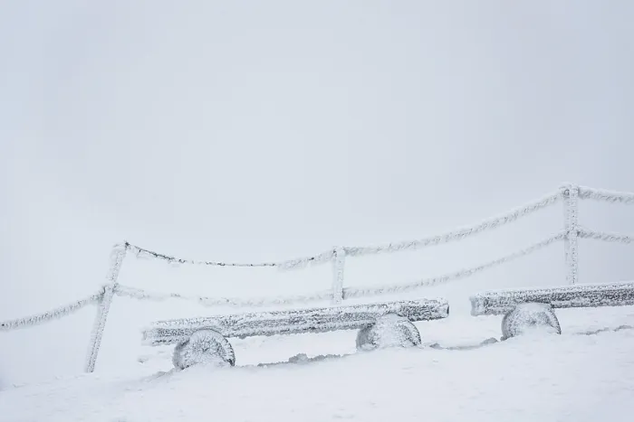 Framed Print : Winter in the Giant Mountains in the Czech Republic