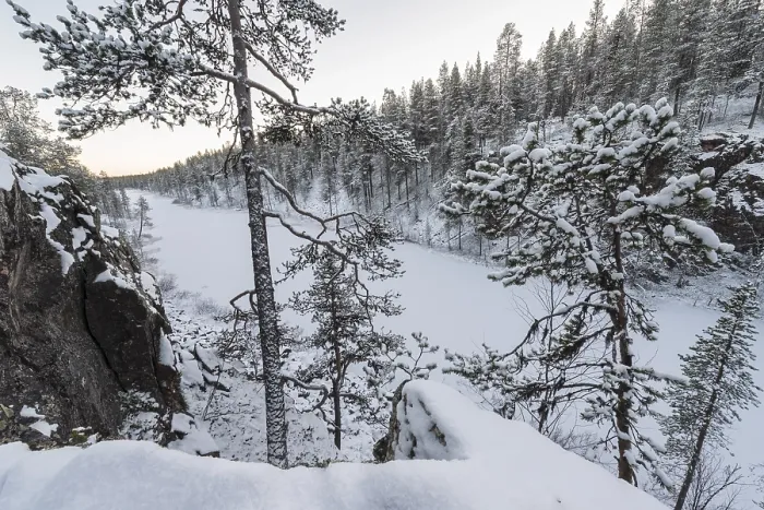 Framed Print : Winter landscape, Gaellivare, Norrbotten Framed Print : Winter landscape, Gaellivare, Norrbotten