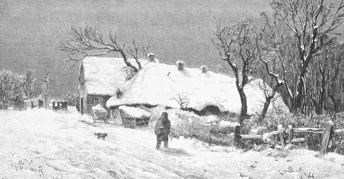Framed Print : Winter landscape near Meldorf, frost