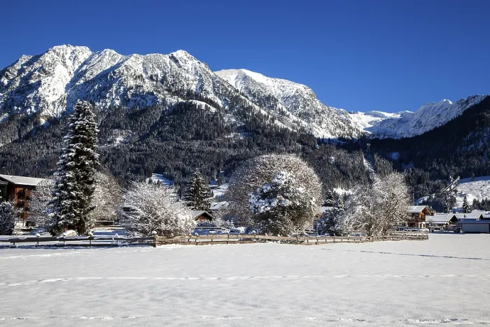 Framed Print : Winter landscape, snowy landscape
