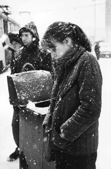 Framed Print : Winter in Leipzig, East Germany Framed Print : Winter in Leipzig, East Germany
