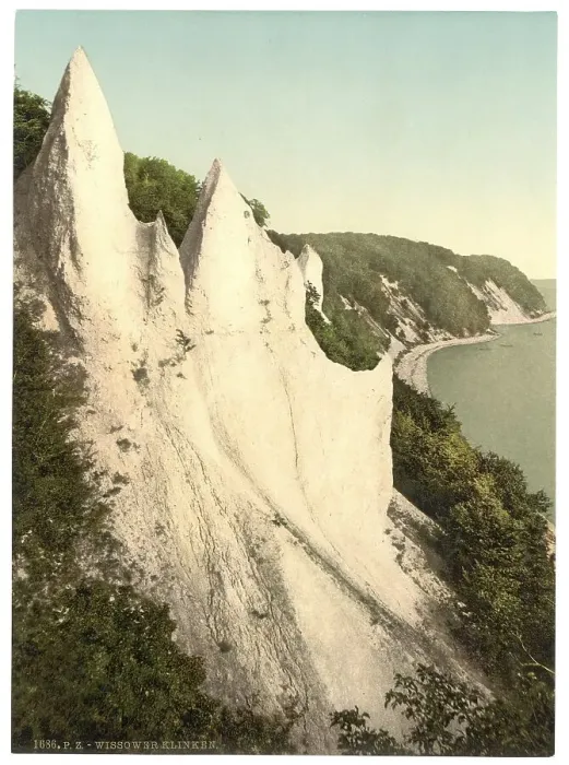 Framed Print : The Wissower Klinken on the island of Ruegen