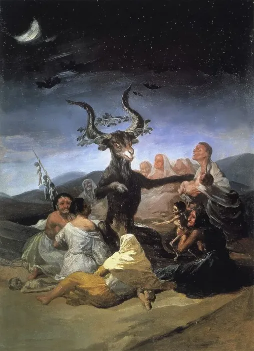 Framed Print : Witches Sabbath or Devil's Dance
