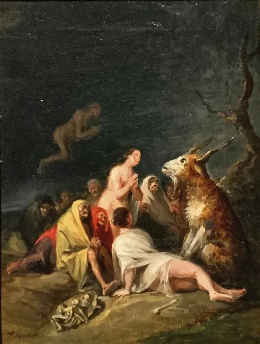 Framed Print : Witches Sabbath or Devil's Dance Framed Print : Witches Sabbath or Devil's Dance