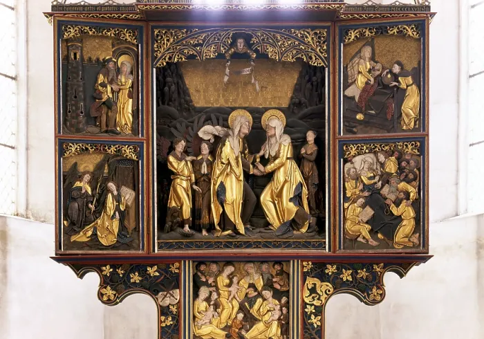 Framed Print : Witten Altar, St. Saint, Saint