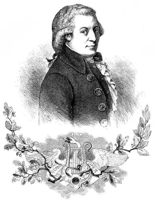 Framed Print : Wolfgang Amadeus Mozart, 1756-1791