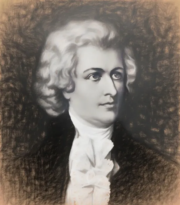 Framed Print : Wolfgang Amadeus Mozart, 1756, 1791
