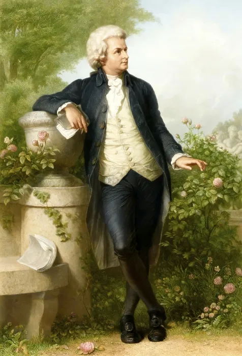Framed Print : Wolfgang Amadeus Mozart, 1756 - 1791