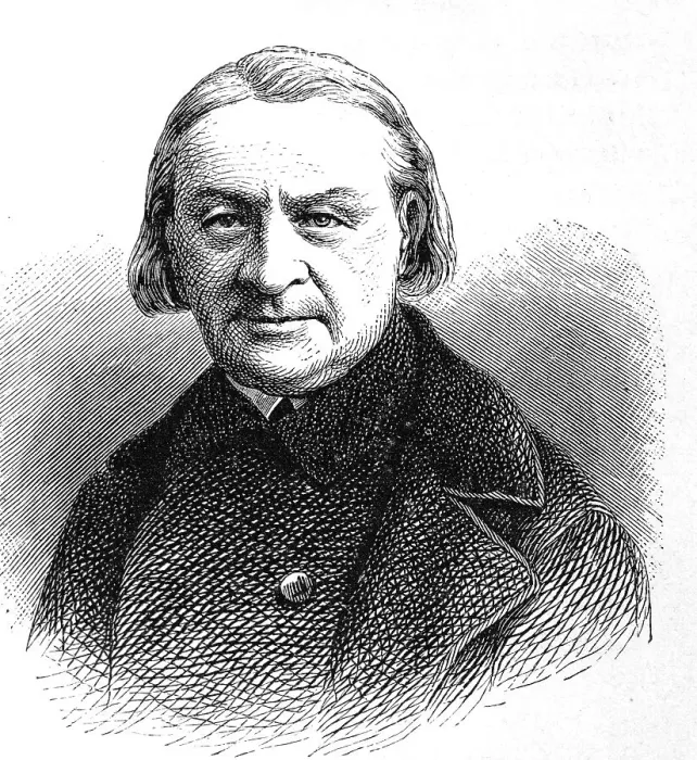 Framed Print : Wolfgang Menzel (1798 - 1873), writer