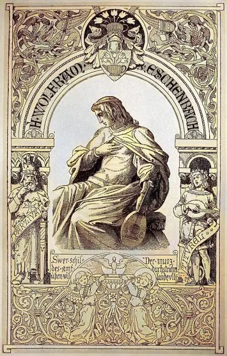 Framed Print : Wolfram von Eschenbach, around 1160 / 80 Framed Print : Wolfram von Eschenbach, around 1160 / 80