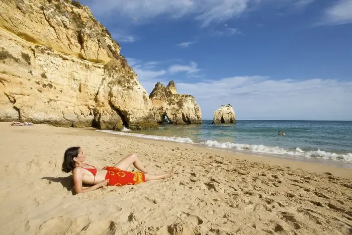 Framed Print : Woman on the beach, Paria dos Tres Irmaos