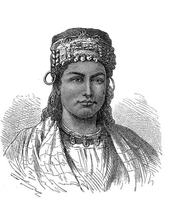 Framed Print : Woman of the Kabyle tribe, Berber