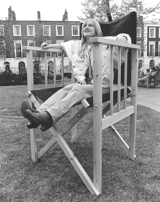 Framed Print : Woman in a large chair, England, Great Britain