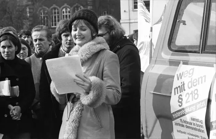 Framed Print : Several hundred woman and a few men turned out in Bonn on 15