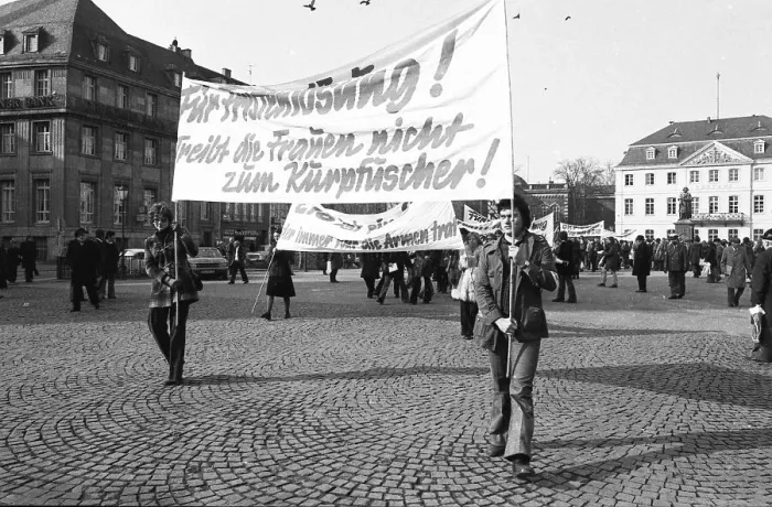 Framed Print : Several hundred woman and a few men turned out in Bonn on 15