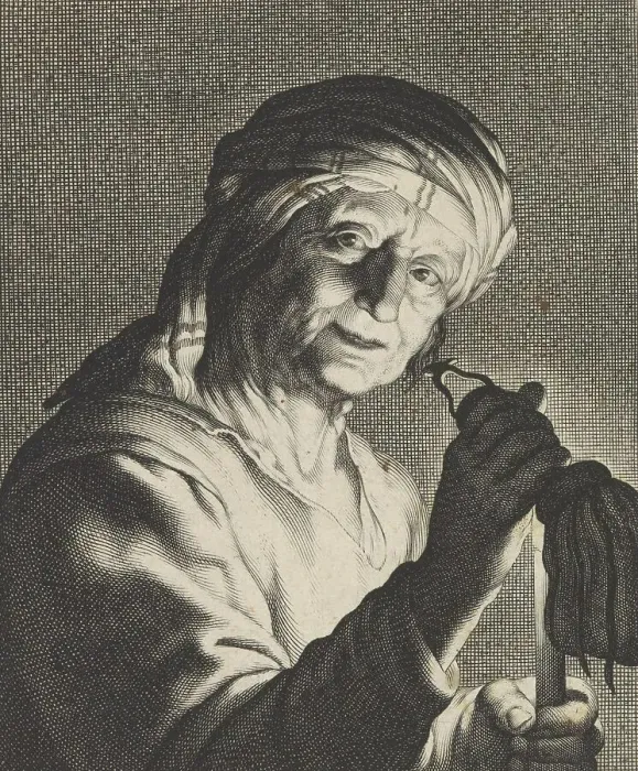 Framed Print : Woman with an empty purse and a candle