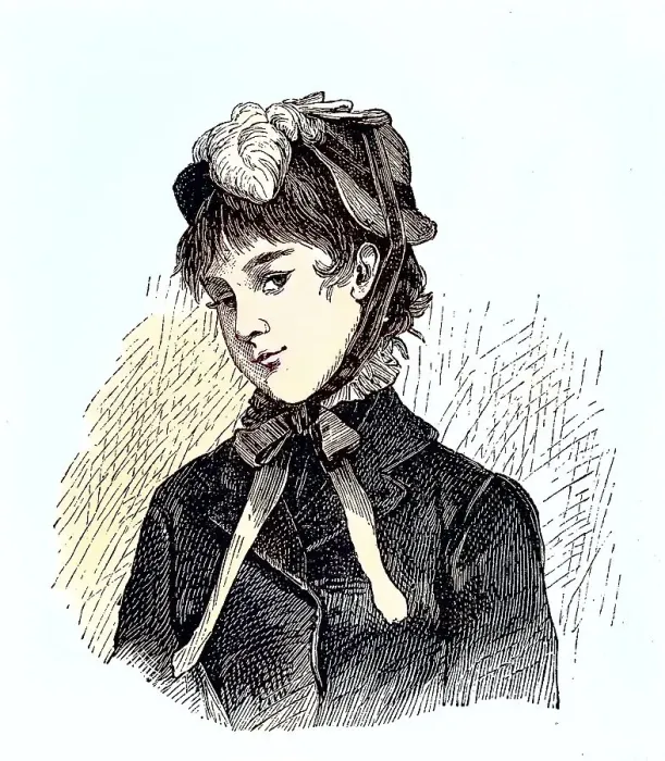 Framed Print : Woman, saleswoman in a shop according to her line of business