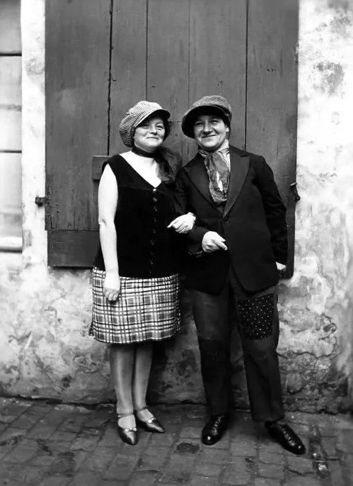Framed Print : Two women dressed as men, 1930s, Germany, Europe