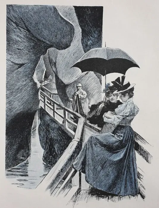 Framed Print : Women in the Schwarzbachklamm, Ahrntal