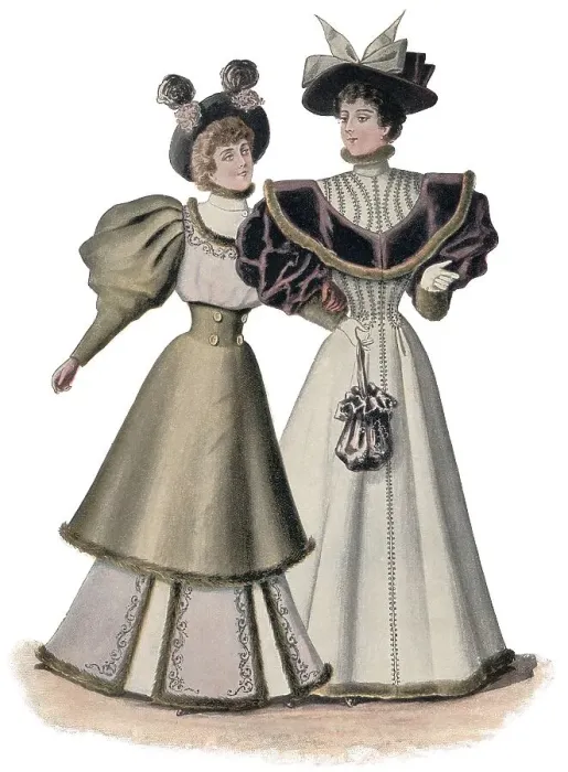 Framed Print : Women's fashion from Paris