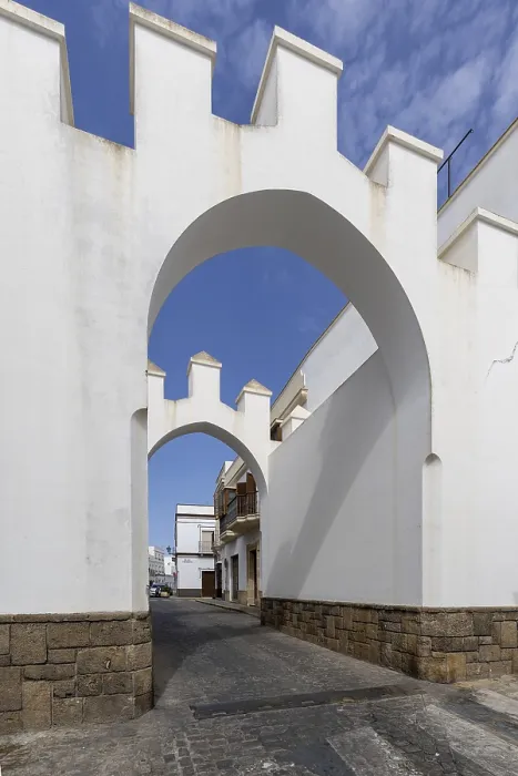 Framed Print : Wonderful old town in white Mediterranean style