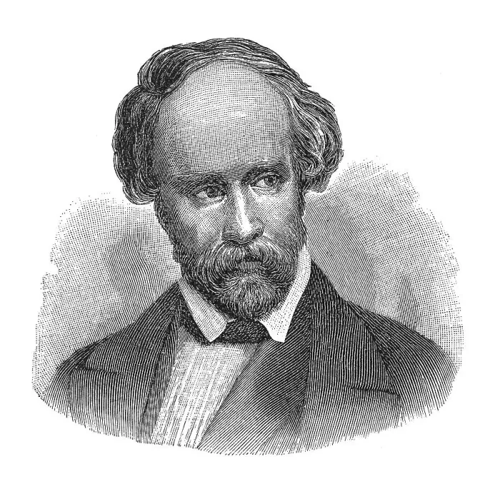 Framed Print : Woodcut, Christian Friedrich Hebbel, portrait