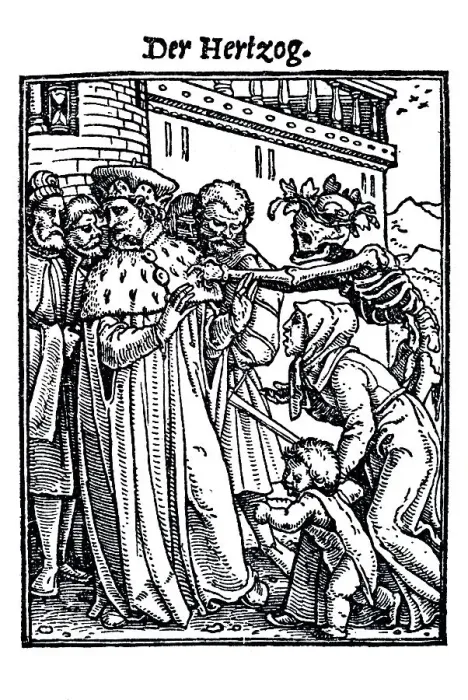 Framed Print : Woodcut, The Duke, Hans Holbein the Younger