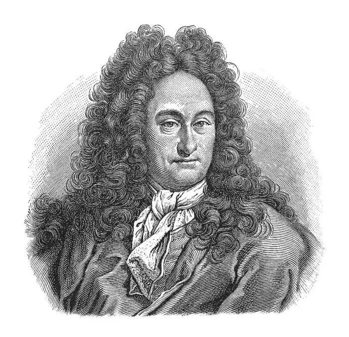 Framed Print : Woodcut, Gottfried Wilhelm Leibniz