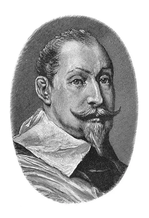 Framed Print : Woodcut, Gustav II Adolf, Swedish king, portrait