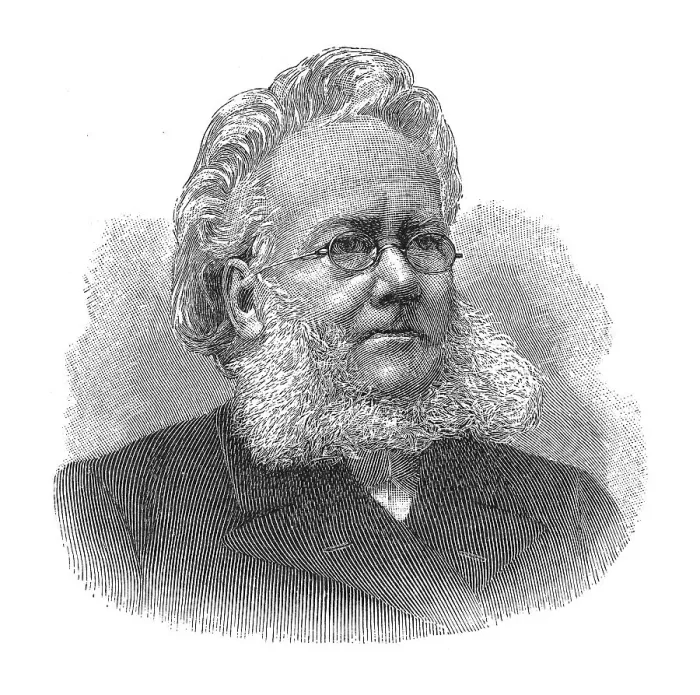 Framed Print : Woodcut, Henrik Johan Ibsen, portrait Framed Print : Woodcut, Henrik Johan Ibsen, portrait