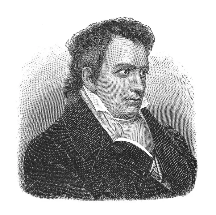 Framed Print : Woodcut, Johann Ludwig Tieck, portrait Framed Print : Woodcut, Johann Ludwig Tieck, portrait