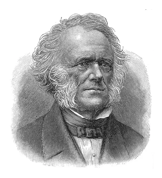 Framed Print : Woodcut, Sir Charles Lyell, portrait Framed Print : Woodcut, Sir Charles Lyell, portrait