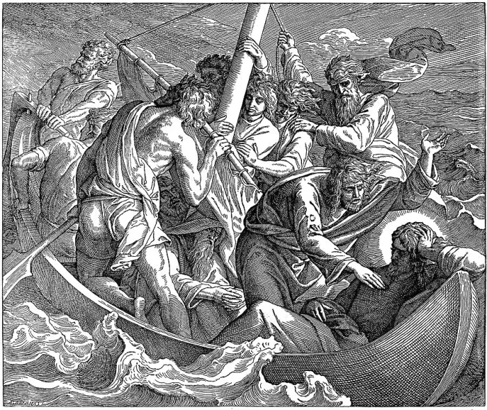 Framed Print : Woodcut, The Storm on the Ocean Framed Print : Woodcut, The Storm on the Ocean