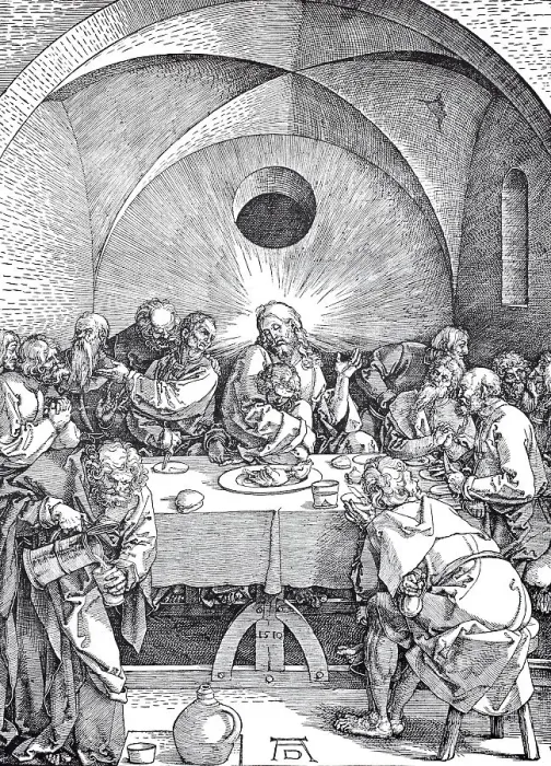 Framed Print : The woodcuts for the completion of the great Passion