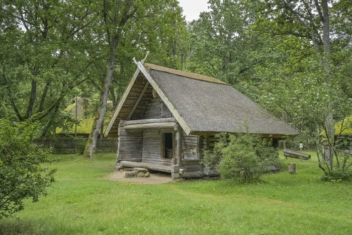 Framed Print : Wooden house, barn, Latvian Ethnographic Open-air Museum Framed Print : Wooden house, barn, Latvian Ethnographic Open-air Museum