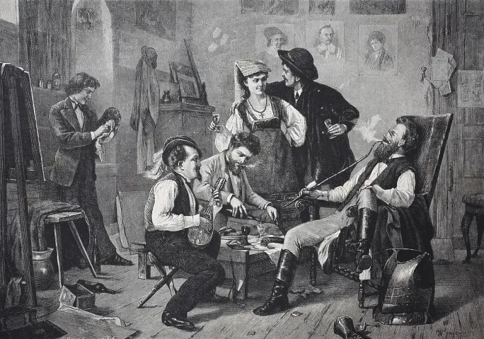 Framed Print : After the work atmosphere with a distinguished family Framed Print : After the work atmosphere with a distinguished family