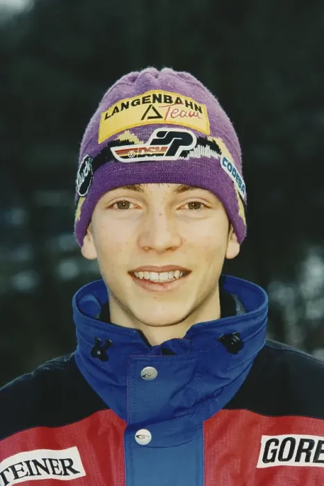 Framed Print : World Cup, Ski Jumping, portrait of Michael Wagner (DEU) in 1997, Germany, Europe Framed Print : World Cup, Ski Jumping, portrait of Michael Wagner (DEU) in 1997, Germany, Europe