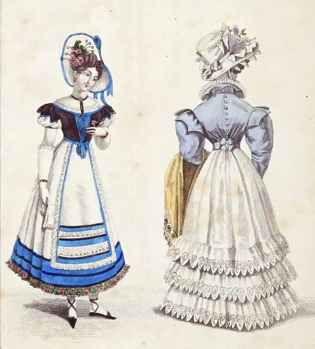 Framed Print : The World of Fashion and Continental Feuilletons