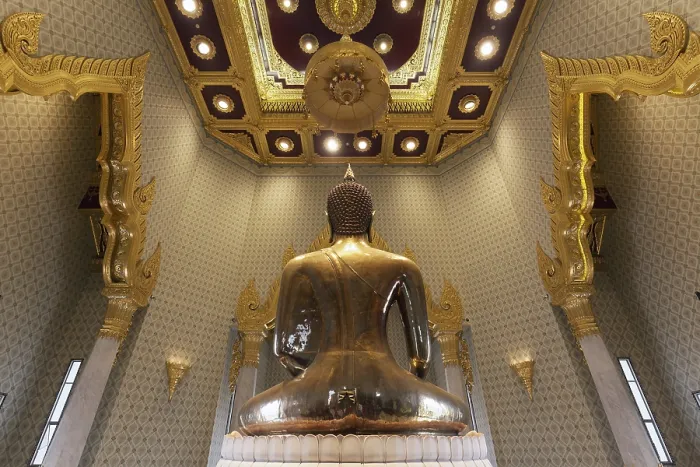 Framed Print : World's largest solid gold Buddha statue Framed Print : World's largest solid gold Buddha statue