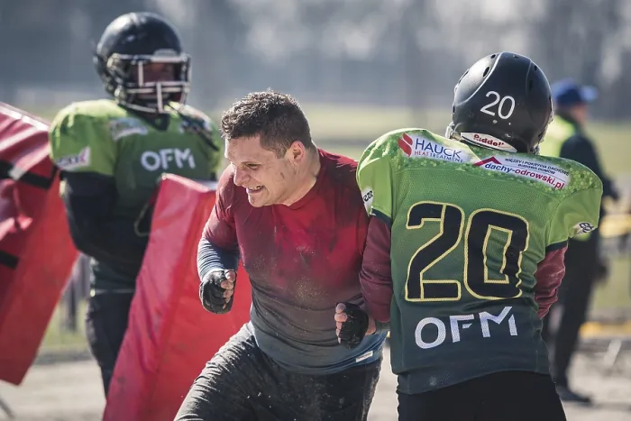 Framed Print : WROCLAW, POLAND - APRIL 7, 2018: Extreme running with obstacle RUNMAGEDDON