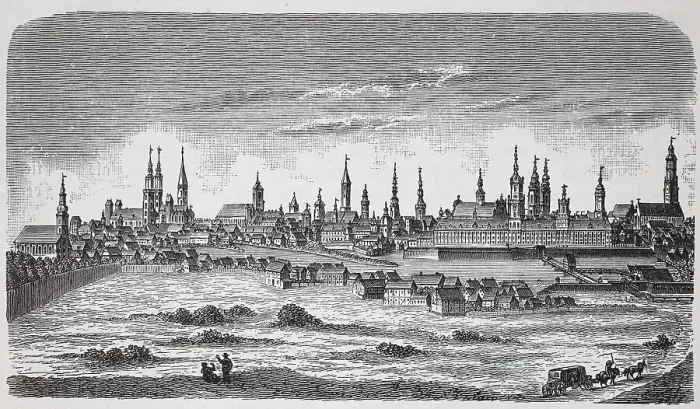 Framed Print : Wroclaw, Poland, seen from the Oder River Framed Print : Wroclaw, Poland, seen from the Oder River