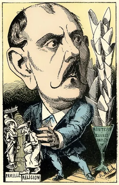 Framed Print : Xavier Henri Aymon Perrin, Count of Montepin