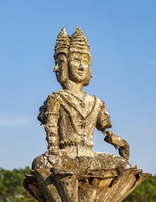Framed Print : Xieng Khuan Buddha Park, Vientiane, Laos, Asia