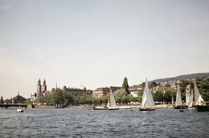 Framed Print : Yachts Sailboats sailing on Lake Zurich, Zurich, Switzerland, Europe 1959, Europe Framed Print : Yachts Sailboats sailing on Lake Zurich, Zurich, Switzerland, Europe 1959, Europe