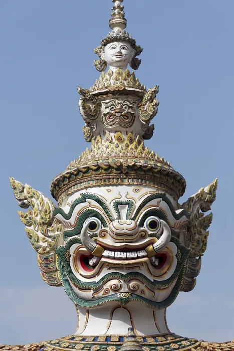 Framed Print : Yaksha Indrajit, giant guardian figure Framed Print : Yaksha Indrajit, giant guardian figure