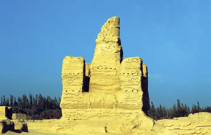 Framed Print : Yarkhoto (Jiaohe Ruins) is found in the Yarnaz Valley Framed Print : Yarkhoto (Jiaohe Ruins) is found in the Yarnaz Valley