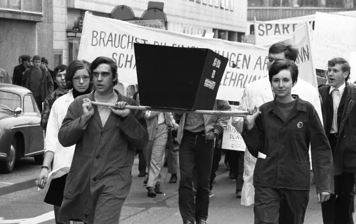 Framed Print : In the years 1965 to 1971, apprentices