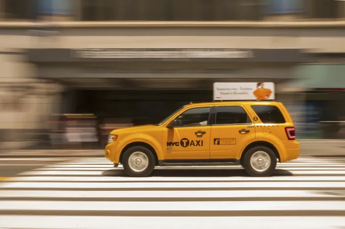 Framed Print : Yellow Cab, Taxi, Midtown, Manhattan Framed Print : Yellow Cab, Taxi, Midtown, Manhattan