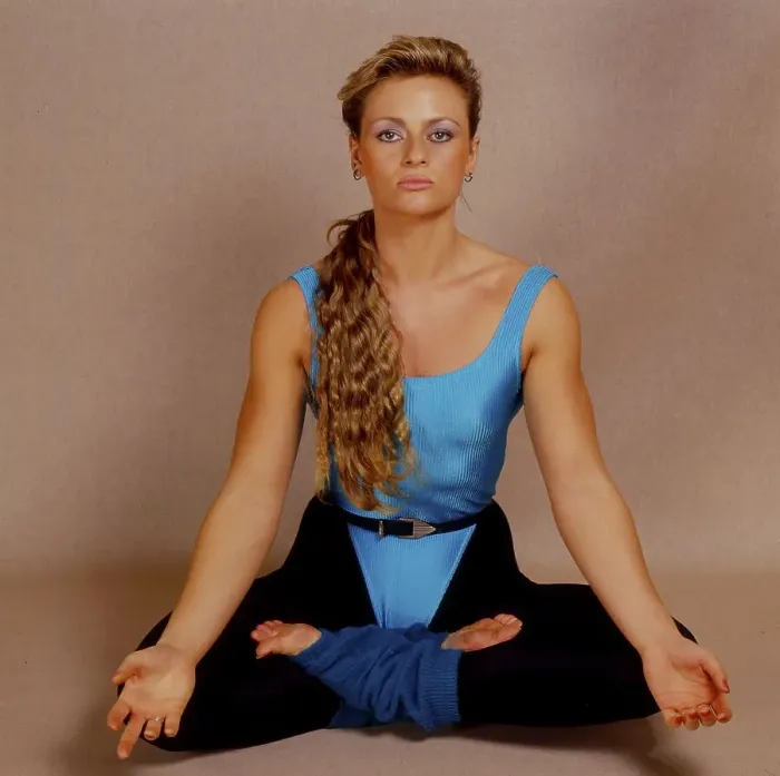 Framed Print : Yoga sitting position Framed Print : Yoga sitting position