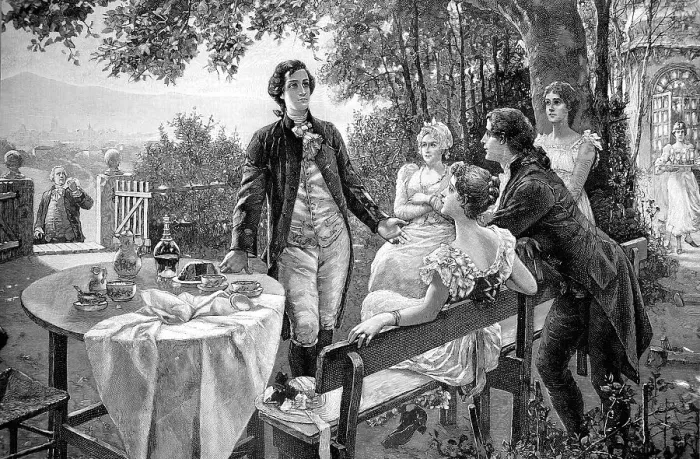 Framed Print : The young Johann Wolfgang von Goethe